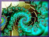 FeatherySpiral Gold2blue.jpg (52289 bytes)